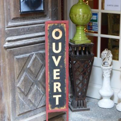 Browse through old shops in charming French medieval villages