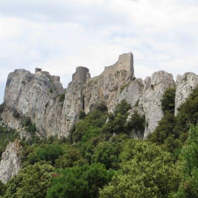 Talking French while exploring cathar castles