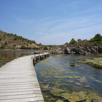 Marcher sur les étangs méditerranéens et apprendre le français